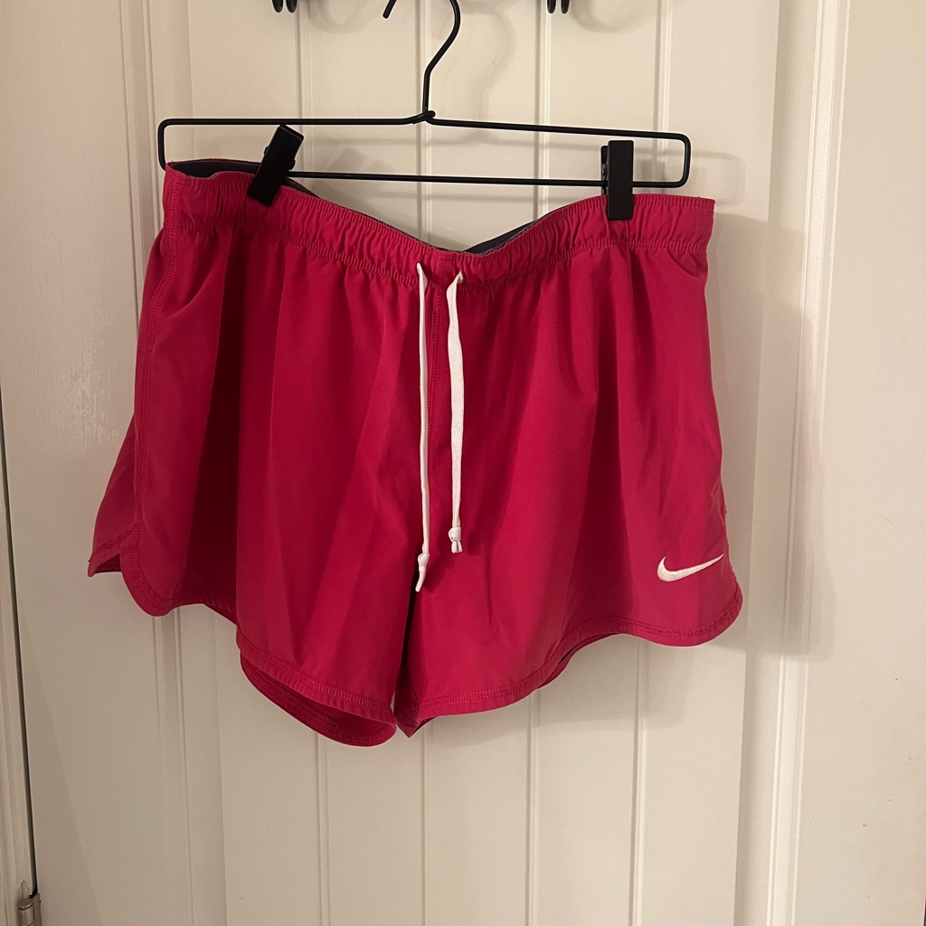 Nike Women's Vibrant Red Athletic Shorts